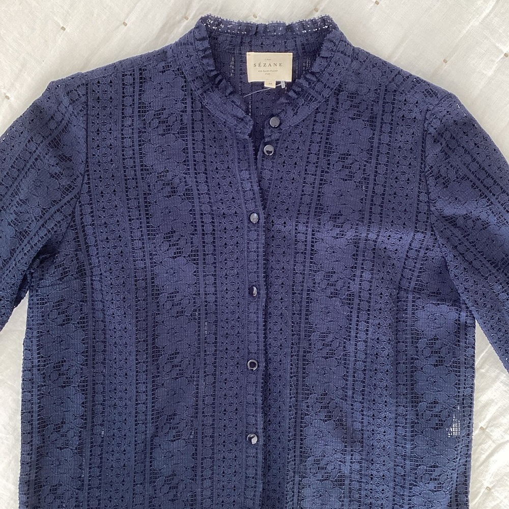 Sézane Cuzco Blouse NWOT - Picture 3 of 4